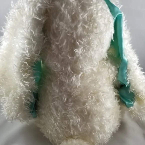 Commonwealth White Bunny Long Floppy Ears Plush Stuffed Animal Easter Bow 20" - Picture 9 of 13